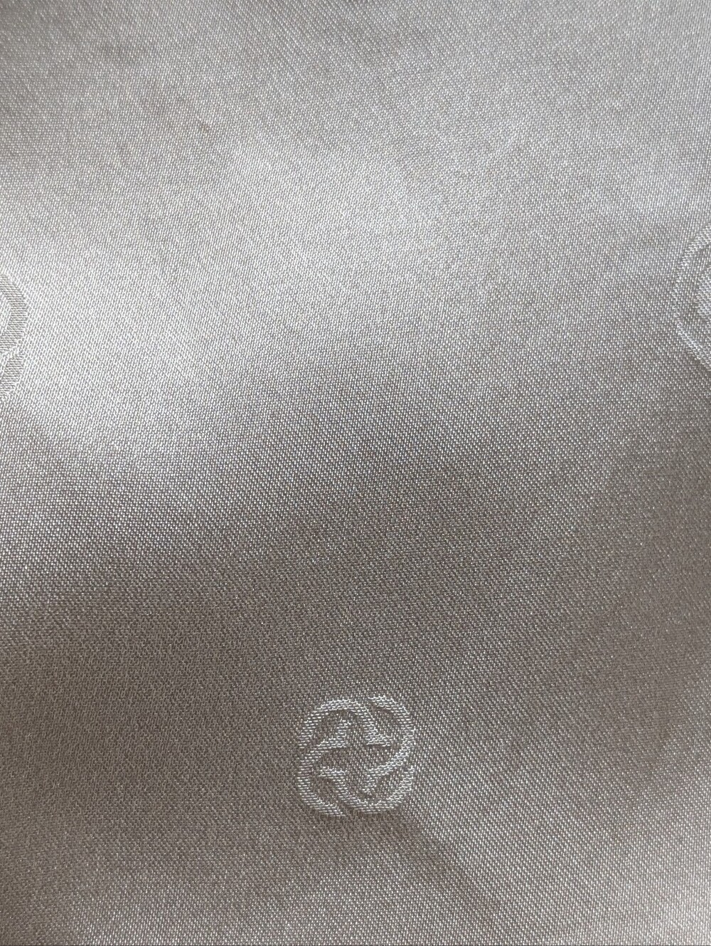 Large Silk Aker Scarf In Silver & Black . Very Chic! - Picture 10 of 11